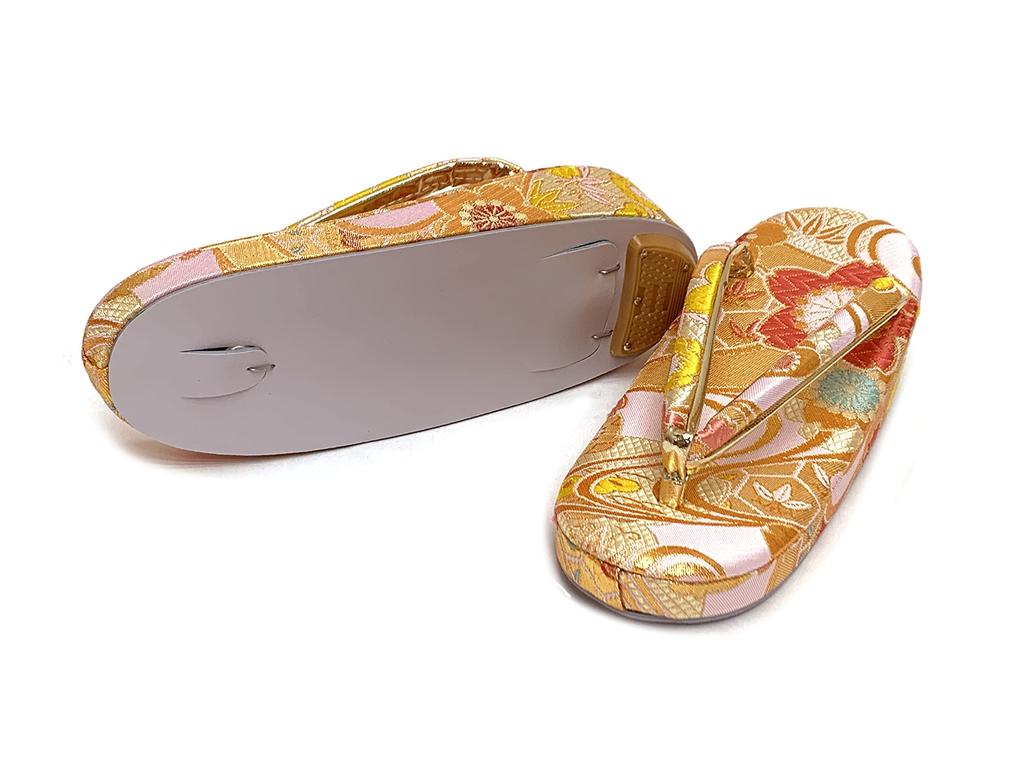 Muromachi Obi Hakoseko Set years Girls Pair Set Hakoseko Set Knot Obi Set pink x cherry blossoms and running FPS23701 [Kyoto st. ] Shichi-Go-San (7