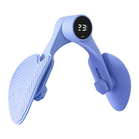 Thigh Master with Counter LCD Display 3 Levels Adjustable Ergonomic Pelvic Floor Muscle Trainer Men Women Inner Thigh Leg Hip Exerciser Toner