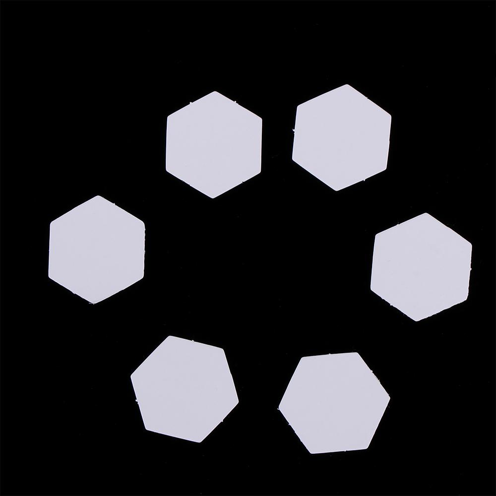 100PCS Sewing Accessories DIY Handmade Garment Fabric Patchwork Paper Quilting Hexagon Templates