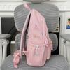 Large Capacity Student Schoolbag Women's Embroidered Computer Backpack Lightweight Backpack