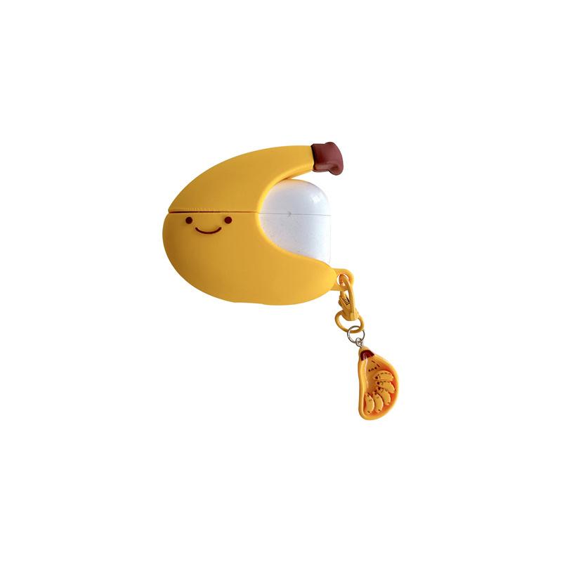 Cute Banana Expression for AirPods Pro1 Apple Bluetooth Headset Cover 1 Generation 1 Generation Protective Case Cartoon Woman