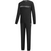 Emporio Armani FW24 Letter Print Crew Neck Long Sleeve Casual Sports Set Men sets Black 112033-4F516-00020
