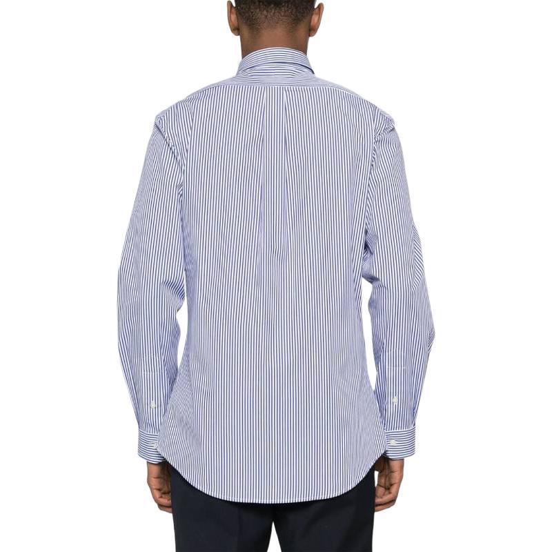 Polo Ralph Lauren Striped Button-Down Long Sleeve Shirt Men shirts Blue 710928254-008