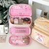 New Cute Princess Cosmetic Bag Women's Storage Bag Large Capacity Travel Square Handbag Women