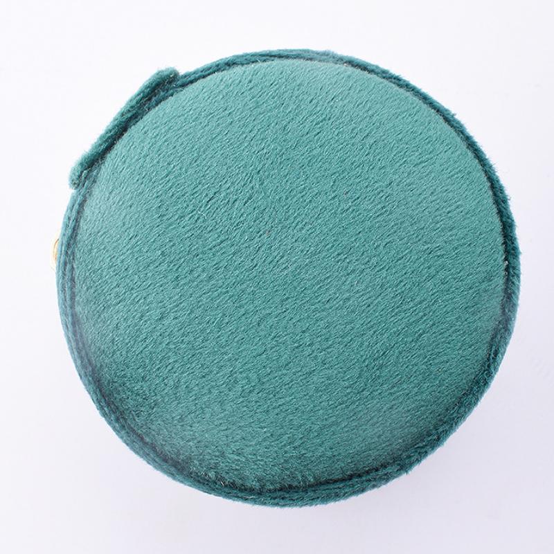 Velvet Jewelry Box Portable Travel Jewelry Storage Box Sealed Dustproof Storage Box Suitable for Rings Earrings and Necklaces