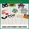 Halloween Photo Booth Props 30pcs Paper Party Decor For Themed Events
