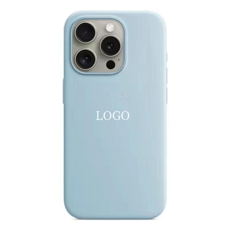 Magnetic Liquid Silicone Protective Case for iPhone 15 Pro Max - Drop-proof, Skin-friendly, with Animation Pop-up Feature