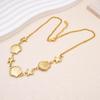 Gold Color Shell Necklaces Stainless Steel Starfish Necklace Women Beach StyleJewelry Accessories Chain