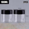 1Pieces 100/130/150/200/300Ml Spice Bottles Jars Clear Seasoning Bottles Bbq Clear Salt Pepper Shakers Kitchen Condiment Bottle