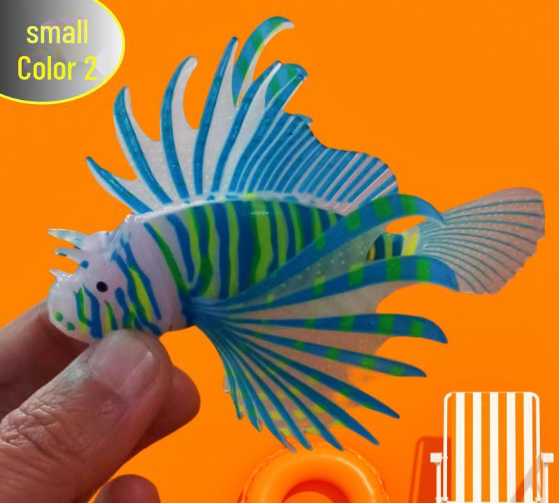 Силиконовые светящиеся крылатки аквариумные украшения декор Trumpet