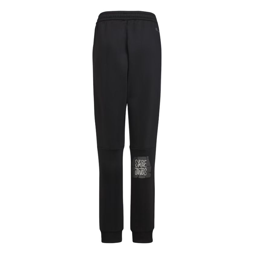 Teenagers Adidas Knitted Sweatpants Messi Black/Application Sun Red HG6773