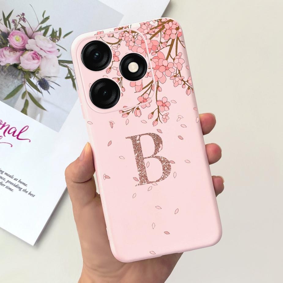 For Tecno Spark 20 Case Spark 20C Cute Crown Letters Cover Soft Silicone Phone Case For Tecno Spark 20 Pro Spark20 C Fundas Capa