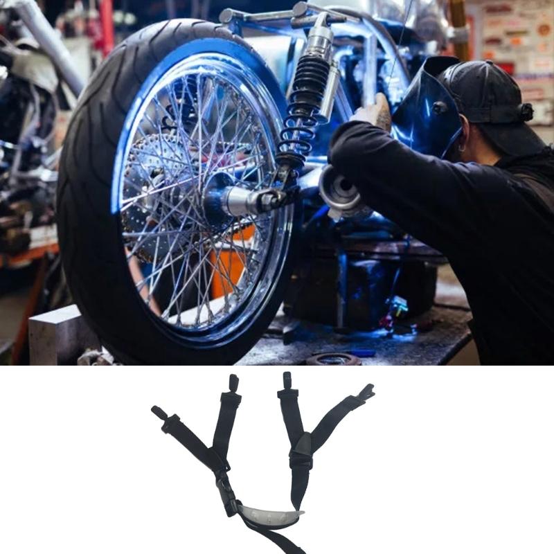 Durable Helmets Fixing Strap Slip Resistant Motorcycle Helmets Fastener Keep Your Motorcycle Helmets Firmly in Place