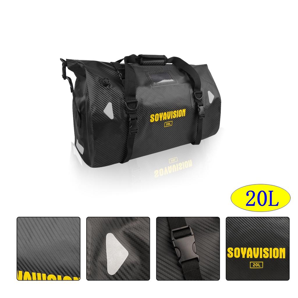 Motorcycle Carrier Tail Bag Back Seat BagTrunk Bags For Harley Honda Cycling Bag Outdoor Boating Fishing Bag 20L 50L 70L 100L