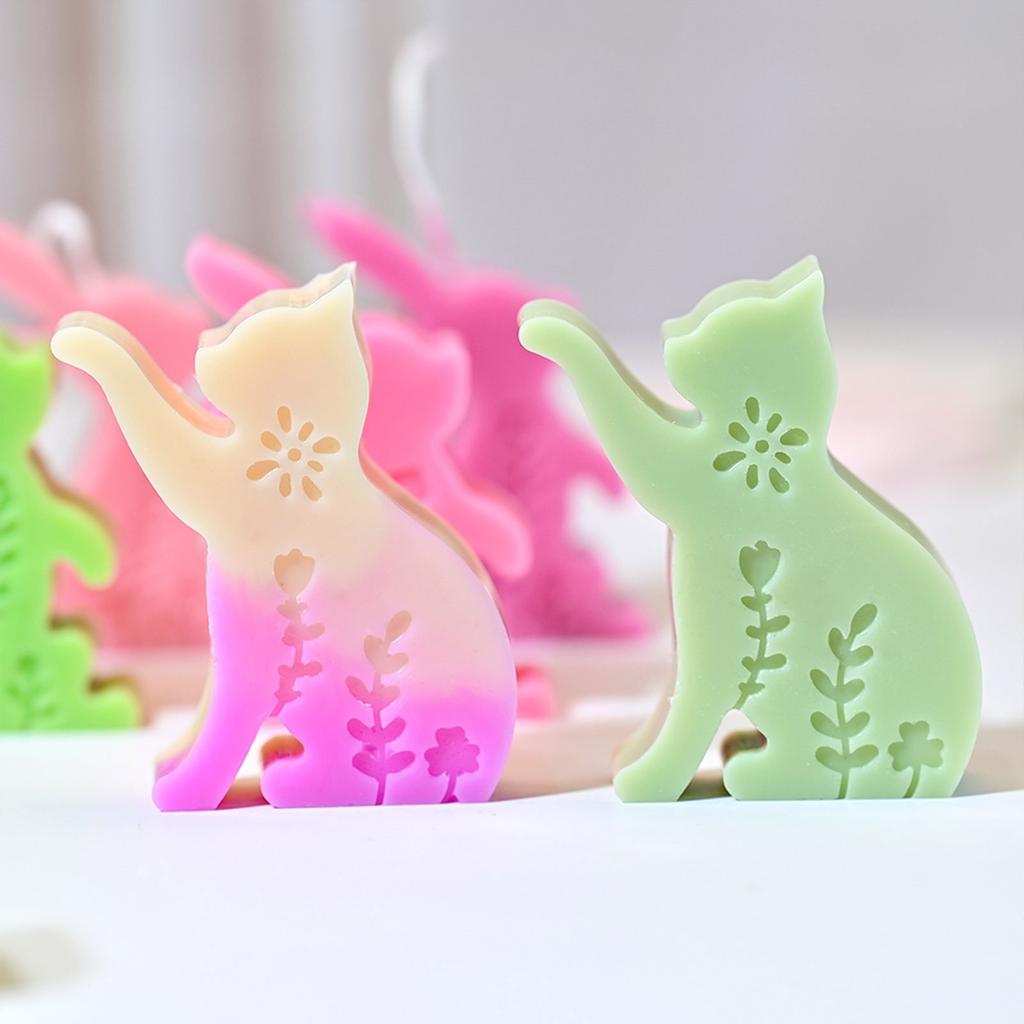Animal Shaped Candle Gypsum Mold Practical Aromatherapys Silicone Molds Desktops Ornament Mold Home Decoration Molds