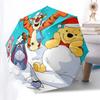 Winnie and Friends Themed Travel Umbrella-8 Ribs Automatic Opening and Closing, Portable Folding Design, Compact and Stylish Umbrella