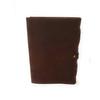 Combo Leather Diary Handmade Vintage Leather Diary - with Plain Paper for Men and Women.