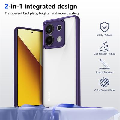 Fotoaparát LED Protect Clear Acrylic Back Case pro Xiaomi Redmi iPhone Samsung pro Xiaomi Poco X7 Pro X5 X3 M7 M6 M5 M4 F6 C75 C65 C55 kryt silikonový TPU