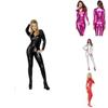 Elegant And Attractive Metallic Catsuit Bodysuit With Good Stretchy Fabric For Women
