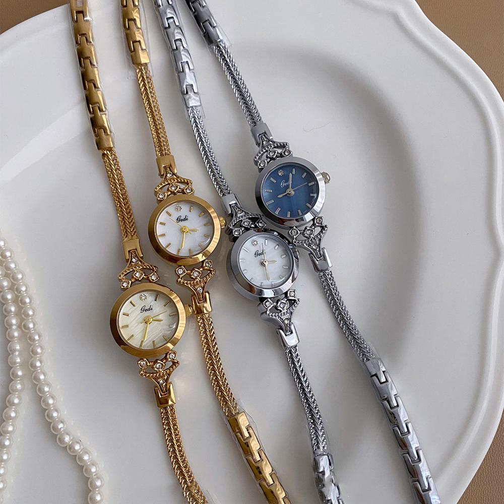 GEDI Ladies Watches Luxury Elegant Quartz Vintage Watch Woman Exquisite Waterproof Fashionable Wristwatch Gift