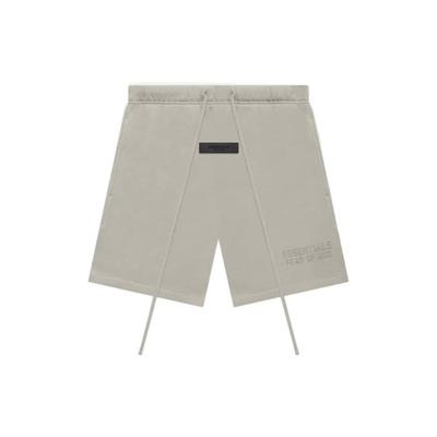 Fear of God Essentials FW22 Elastic Waist Straight-Leg Casual Shorts Unisex Bottoms Smoke-Grey FOG-FW22-119