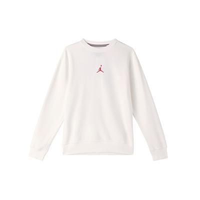Jordan As M J FLC Bisiklet Yaka Rahat Yumuşak Uzun Kollu Erkek Sweatshirt Beyaz IB5605133