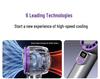 Mini Portable Handheld USB Fan with Digital Display & Ice Pack