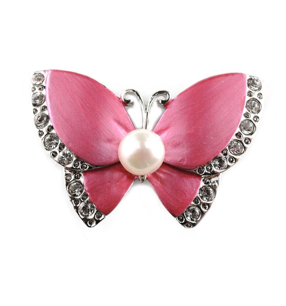 

ISUZU MSJ Tuck Brooch Akoya Butterfly Red 4973-RD