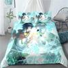 Genshin Impact Beding Set Game Print Duvet Cover Quilt Soft Duvet Cover Sets Home Textile Quen King-Sized Dimensionsd Dimensions Girl Children Kids