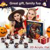 Seasonal Wall Decorations Halloween Advent Calendar 2026, 24 Days Surprise Countdown with Decorative Holiday Accents Acrylic Ornaments for Party