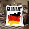 Germany national football team Print Flannel Blanket Soft Warm Sofa Bed Throw Blanket For Home Office Bedroom