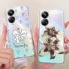 For Realme 10 Pro Case Soft Silicone TPU Protective Bow flower Phone Case For Realme 10Pro+ transparent Realme10 4G Cover Coque