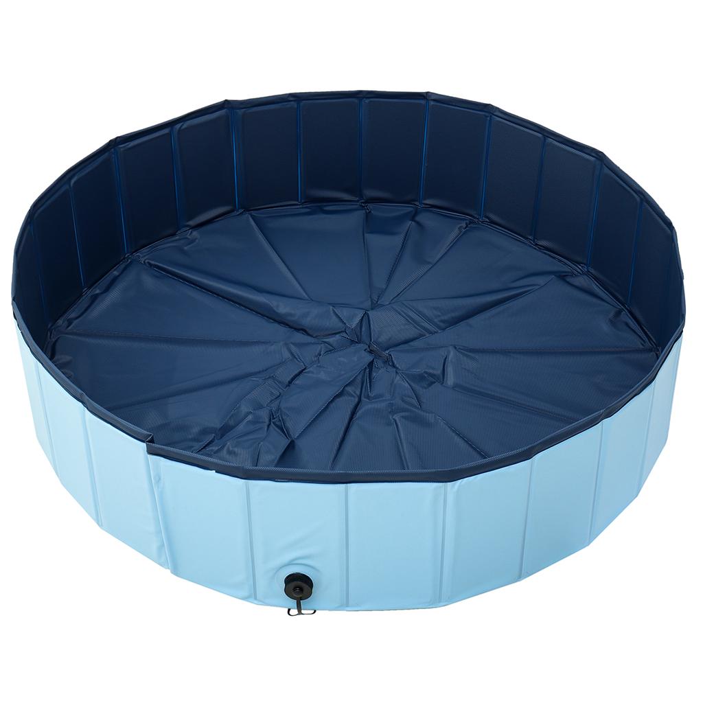 Foldable Pet Swimming Pool - Portable PVC Dog Bath Tub For Indoor & Outdoor Use