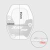 GFARDMOTO Bike Kickstand Pad Side Stand Plate Pad Flat Foot Side Support Extended Foot