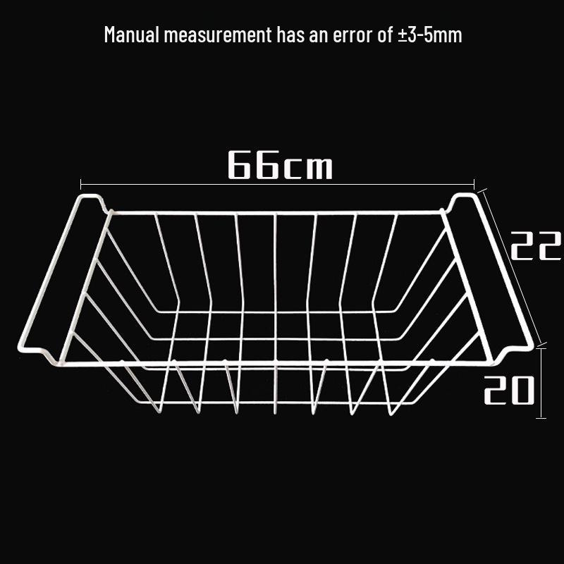 Universal Multi-Layer Hanging Freezer Storage Rack Basket