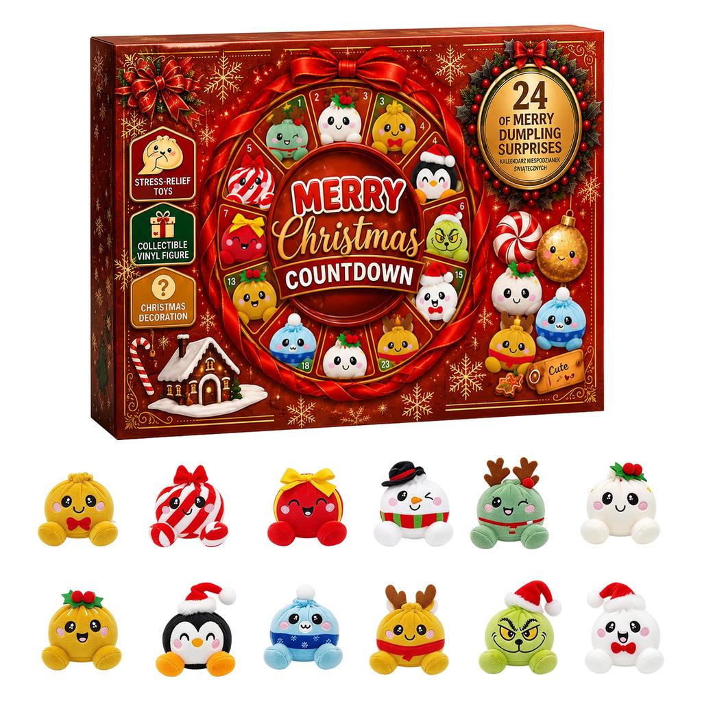 12 Days of Christmas Plush Bun with Memory Foam Design for Holiday Collection