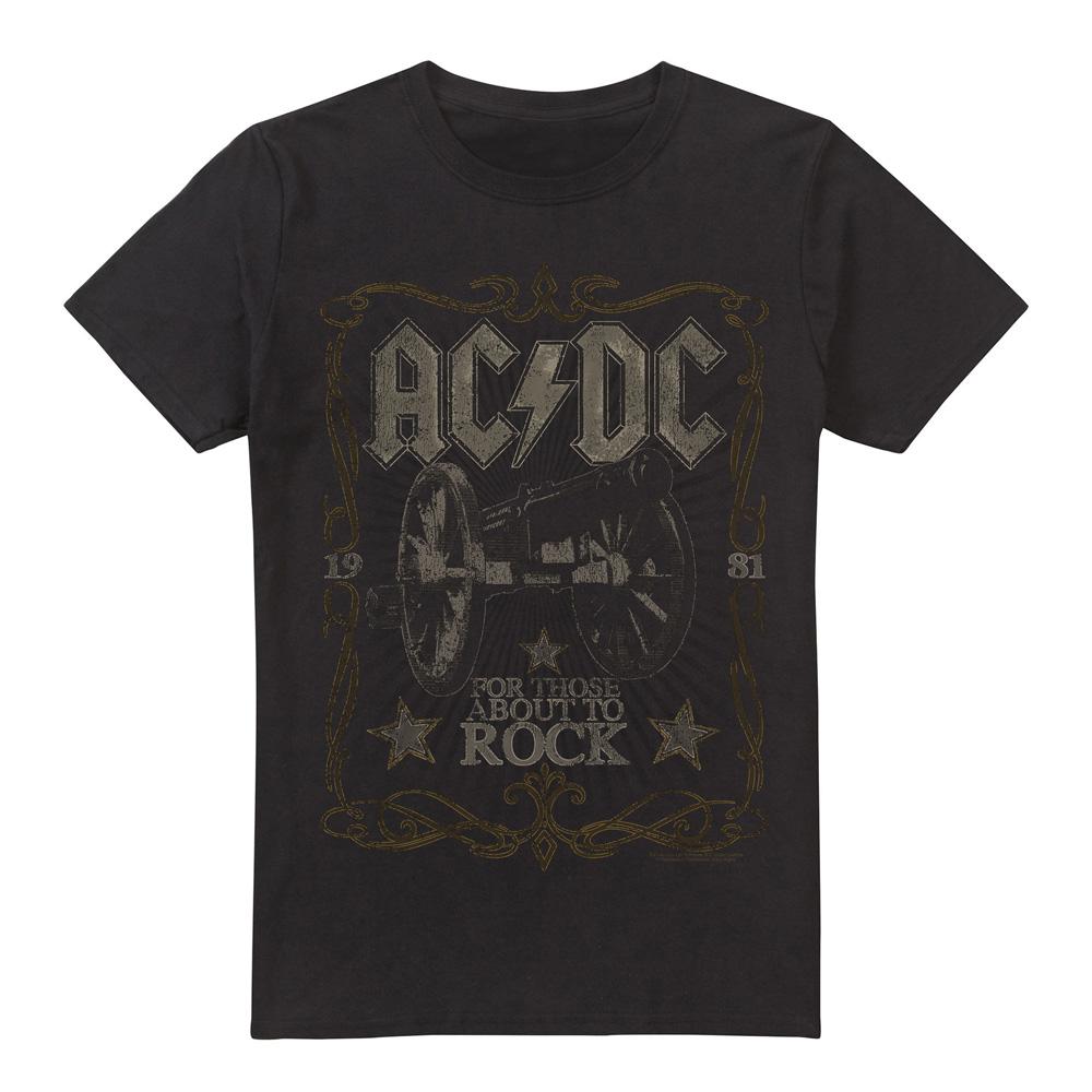 AC/DC Mens Rock Label T-Shirt