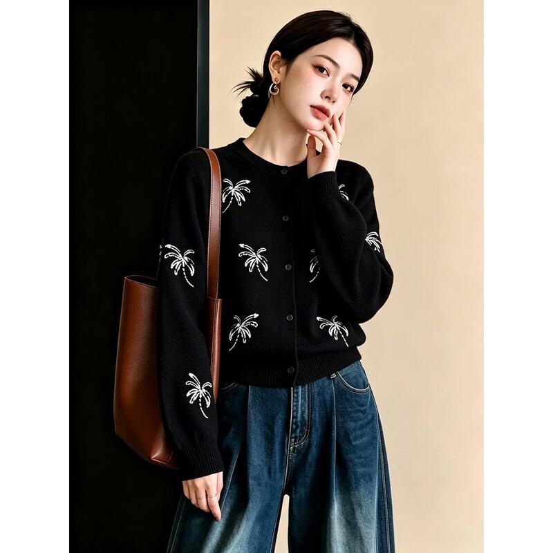 La Chapelle Women's Casual Knit Cardigan