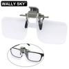 2X Vergrößerungsglas Leichte Lesebrille mit Clip Lupe für Handarbeiten Basteln Kartenlesen