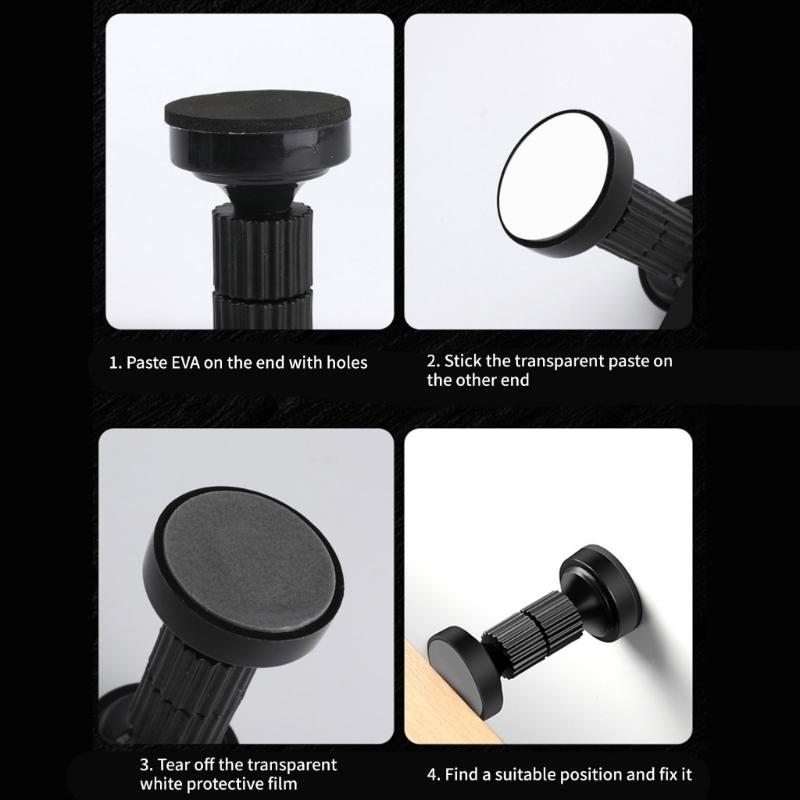 4Pcs Adjustable Leveling Feet Bed Frame Anti-Shake Tool Telescopic Support Furniture Headboard Fixator Easy To Install