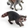 Animal Model Simulated Detailed PVC Forest Animal Raccoon Model for Kids