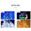 Outdoor Solar LED Fairy Lights: Copper Wire with 8 Modes - Perfect for Birthday and Courtyard Decor