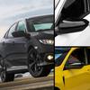 Left+Right For 2016-21 Honda Civic 10th Side View Mirror Cover Caps  Gloss Black