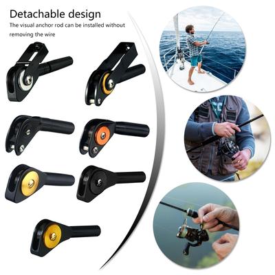 Fishing Rod Guide Tip Fishing Rod Guide Tip DIY Rod Components Dual Roller Fishing Trolling Tackle Accessories Guide Tip