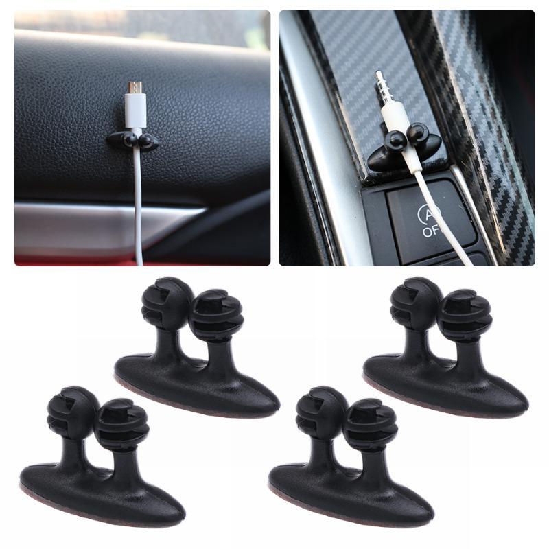 Charger Cable Organizer Clip Adhesive Car Cable Headphone Cell Phone Multifunctional Cable Car Interior Decor Accessories1-20Pcs