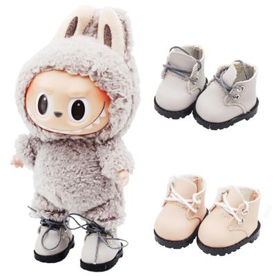 For LABUBU Leather Shoes Suitable for 17cm Cotton Dolls Shoes Boots Toys Casual Sports Shoes Dolls Accessories DIY Doll Toys