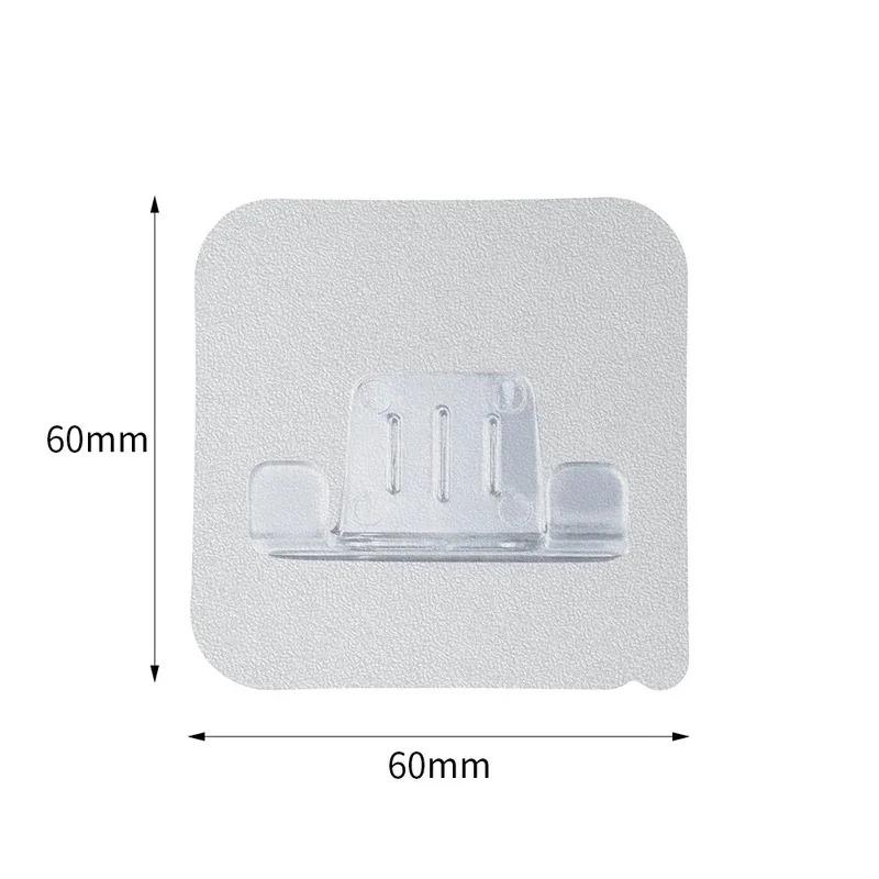 1-6Pcs Punch Free Shaving Razor Holder Men Shaver Storage Bracket Wall Hook Bathroom Shelf Organizer Home Storage Accessories