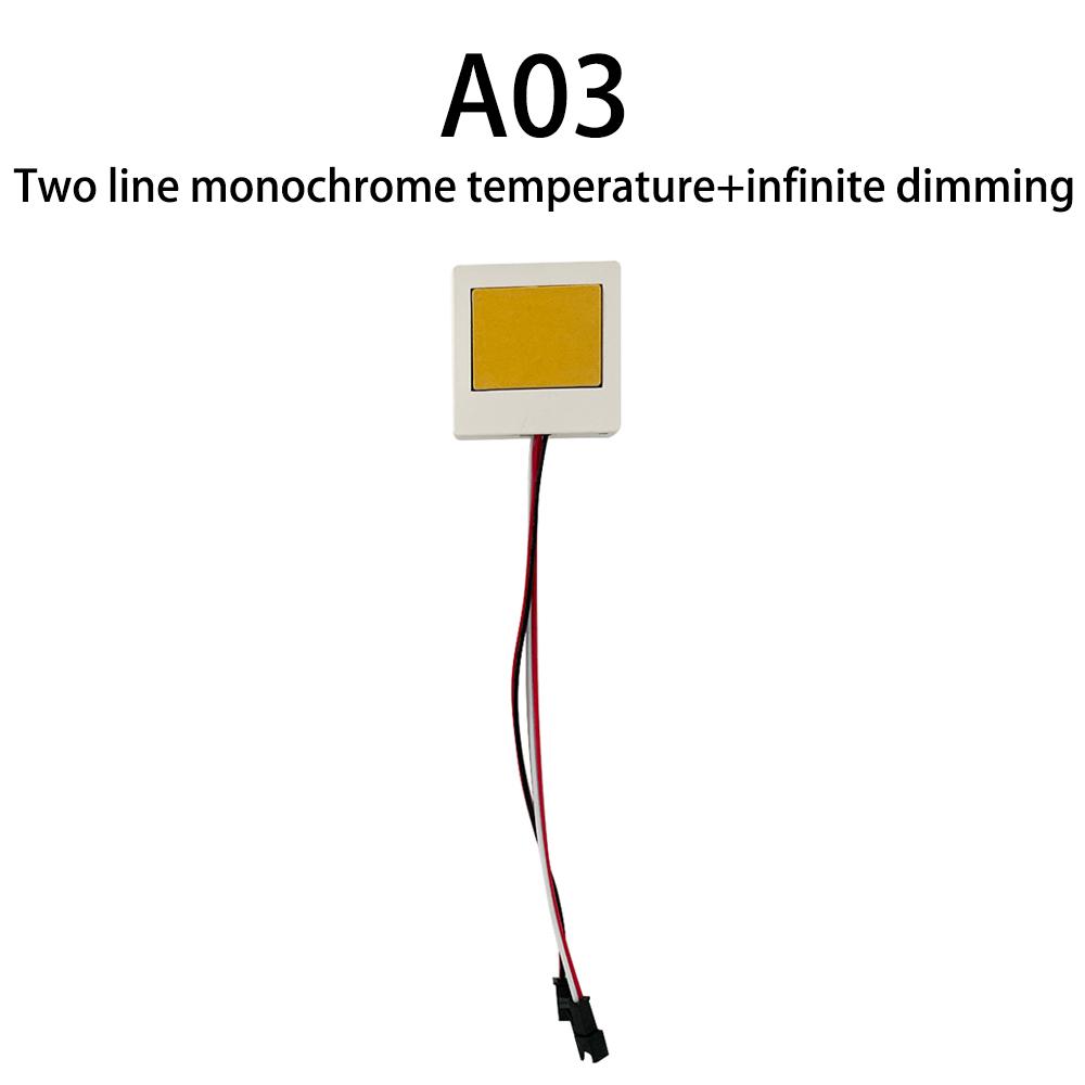 Mirror Lamp Touch Sensor Dimmer 5-24V LED Control Module Isolated Touch Switch for Bathroom Mirror Adjustable Brightness