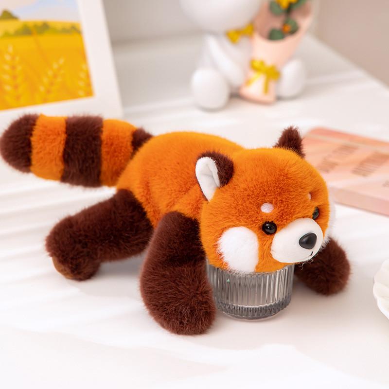 

Cute Little Panda And Raccoon Plush Doll Pocket Sized Cuddly Gift Companion Raccoon