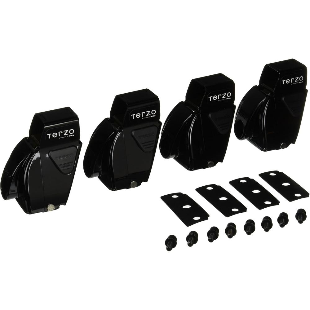Piaa Terzzo Roof Carrier Base Carrier Foot 4pcs Bolt On Type Black With Lock Ef